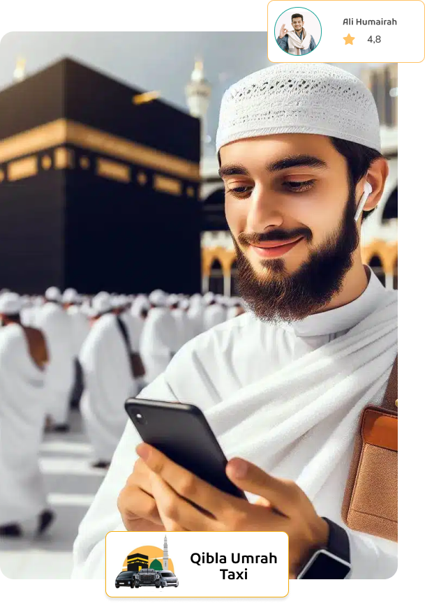 Book Your Qibla Umrah Taxi Easily - Online Reservation Available